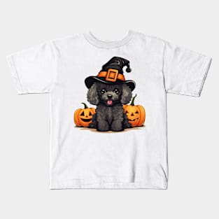 Halloween Poodle Dog #4 Kids T-Shirt